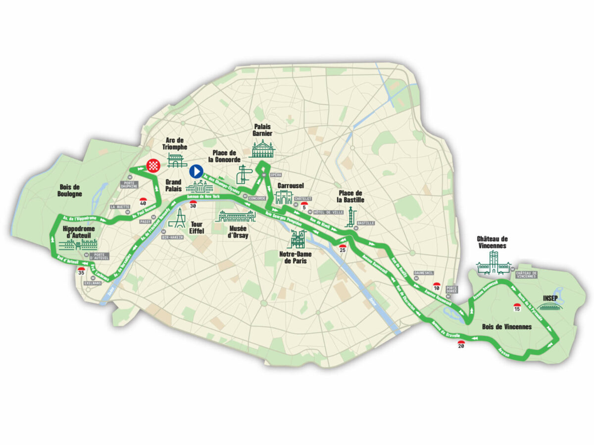 Le Parcours Du Marathon De Paris Tudi Km Par Km Trail Running