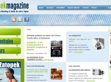 Le site du magazine Zatopek est enfin ligne: www.zatopekmagazine.com