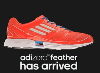 Adizero Feather, la chaussure de running ultra légère