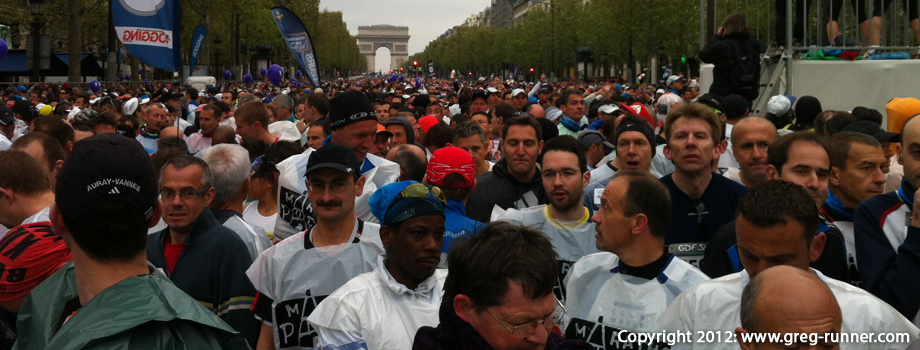 Marathon de Paris 2012: départ