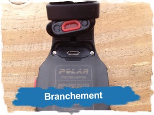 Polar RC3 GPS : branchement