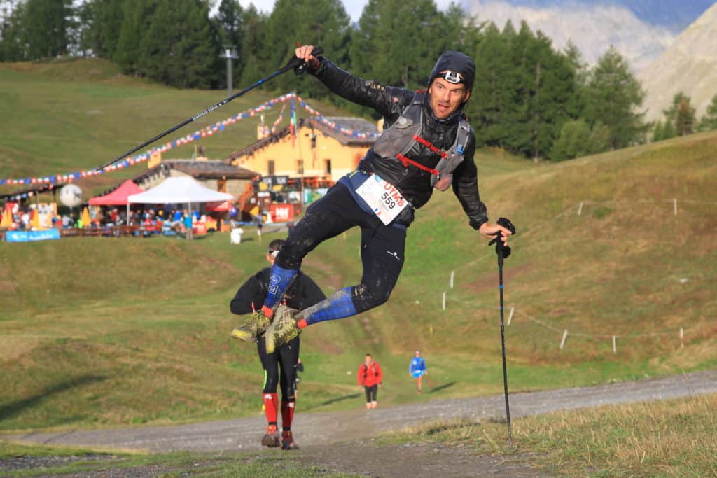 UTMB: saut de cabri