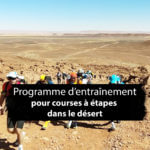 MDS - Préparation: programme d'entrainement pour une course à étape dans le désert