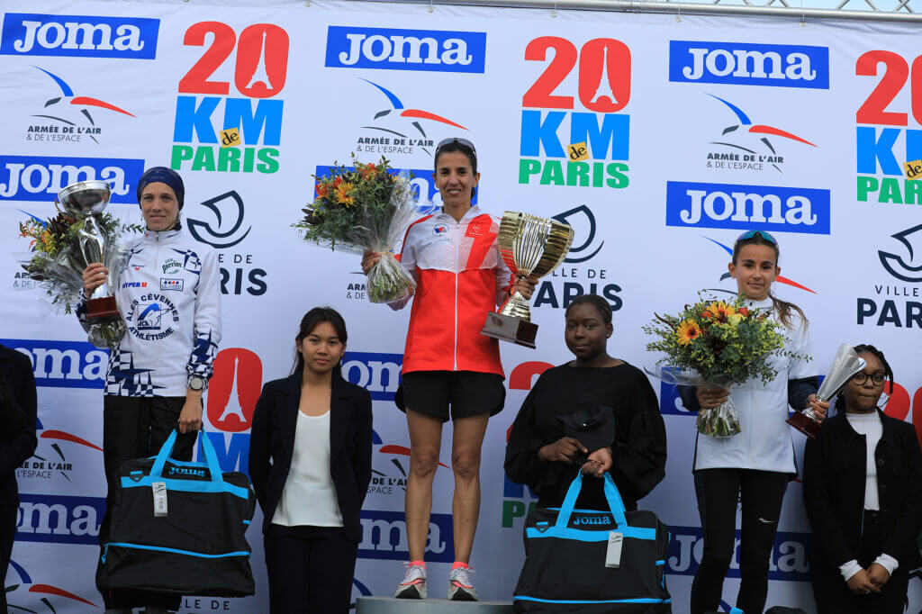 20km de Paris 2021: podium Femmes
