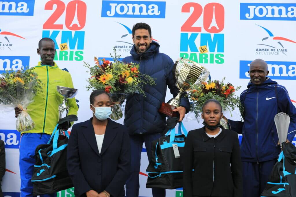 20km de Paris 2021: podium Hommes
