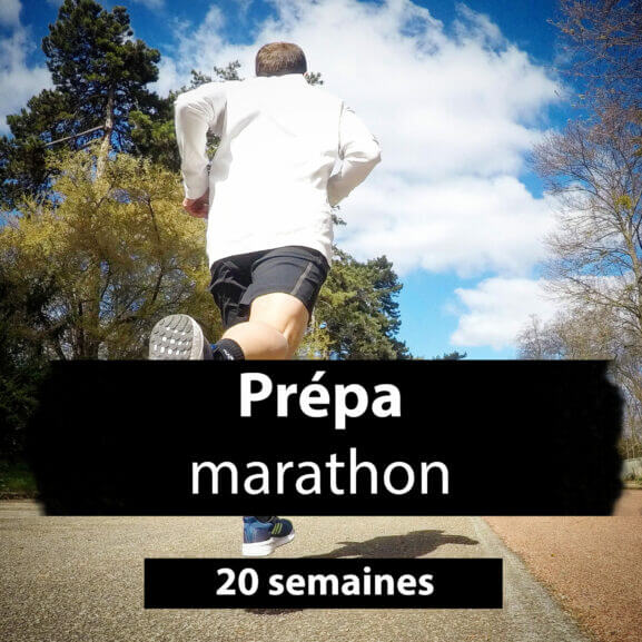 Prépa: programme d'entrainement au marathon 20 semaines