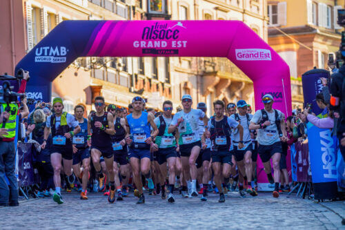 photo du départ du Trail Alsace Grand Est by UTMB