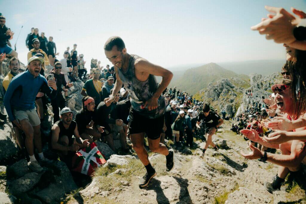 Zegama-Aizkorri 2025 Elhousine Elazzaoui en plein effort