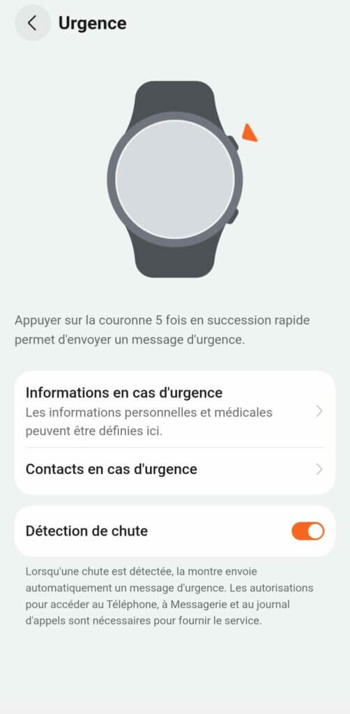 La détection de chute