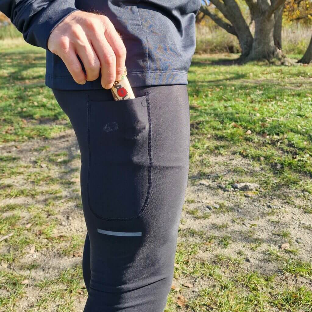 Le collant CONCURVE 2.0 et sa poche latérale