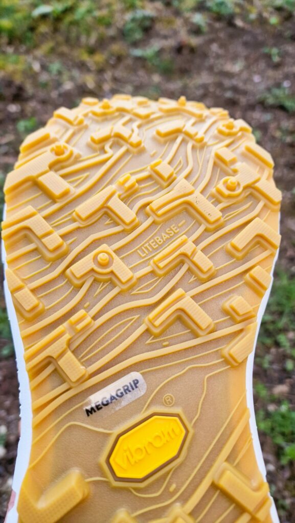 Norda 001A : une semelle Vibram Megragrip Litebase