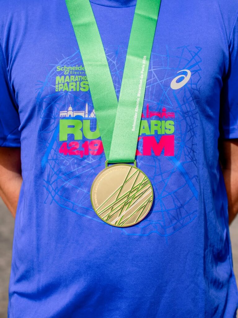 médaille du marathon de Paris 2026