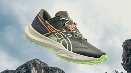 ASICS FUJI LITE 7 : visuel de présentation de la chaussure de trail