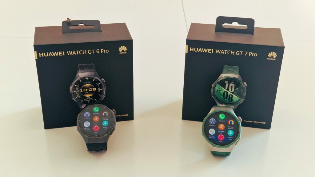 Comparatif Huawei Watch GT 6 Pro et Watch GT 7 Pro