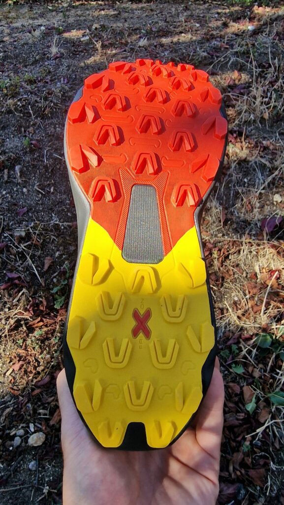 La semelle FriXion Red de la Sportiva Prodigio 2 run